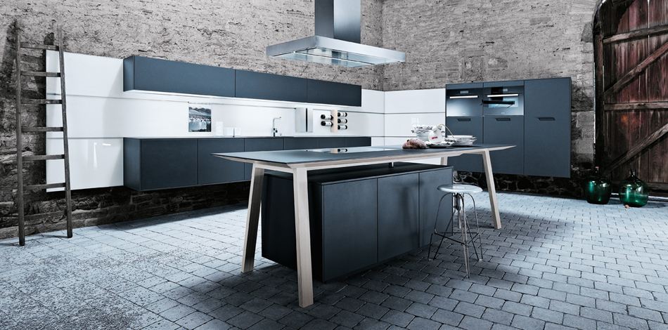 Satin lacquer of next125: the principle of diversity captured in fascinating shades of colour. 27
colours of generous scope – between bright accents and muted elegance – arouse the appeal of combining and create space for a personal interpretation of the kitchen.